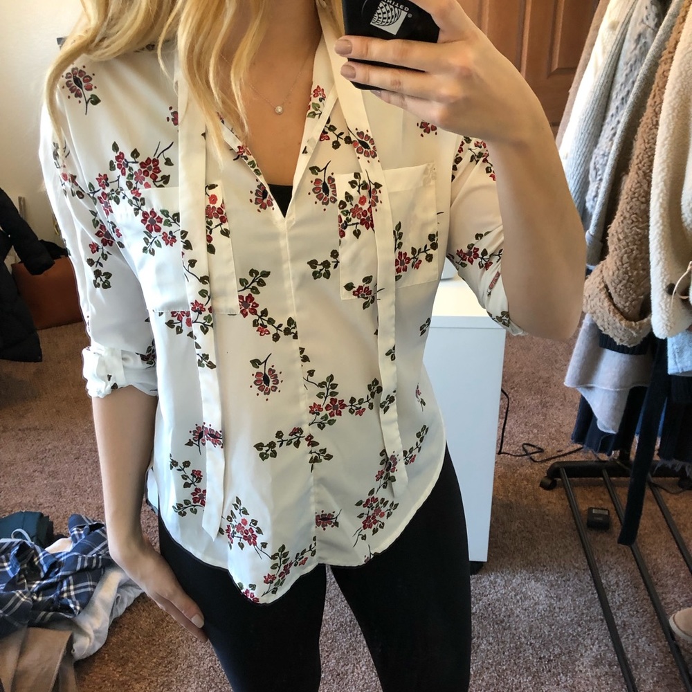 Abercrombie & Fitch Floral Blouse